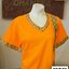 เสื้อยืดลายไทย สีส้ม