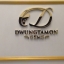 ป้ายโลโก้ สแตนเลสหน้าทองเงา ยกขอบ ร้าน #DWUNGTAMON GEMS