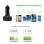 ตัวชาร์จ USB ในรถยนต์ 4in1 USB 2 ช่อง 3.1A จอ LED บอก อุณหภูมิ โวลท์ แอมป์ (ชาร์จ iPad เข้า 100%)