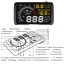 เกจวัดอัจฉริยะ HUD X3 เครื่องแสดงข้อมูล ECU รถยนต์ขึ้นบนกระจกหน้ารถ OBD2 Car HUD ใหม่ล่าสุด ของแท้ เฟิร์มแวร์ใหม่ล่าสุด จอ LCD 5.5" Car Head Up Display OBD2