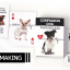 Companion Dog Playing Card