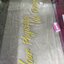 ป้ายไฟนีออนดัด แสงสีเหลือง Your phgsique We Design #วางบนอะคริลิคใสไดคัทรองหลัง
