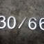 อักษรสแตนเลสแฮร์ไลน์ บ้านเลขที่ 30/66 ขนาด 12 cm