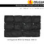 Lid Organizer MC10 for Pelican 1615 Air Case with 10 removable pouches - Fits Pelican 1615 Air Case *กระเป๋าถอดออกได้*